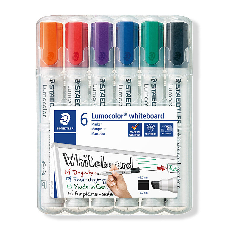 Staedtler W/BMrk 351 Chis Ast Wlt6 - 351 B WP6