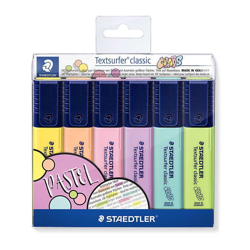 Staedtler Hltr Textsurf Pastl Wlt6 - 364 CWP6