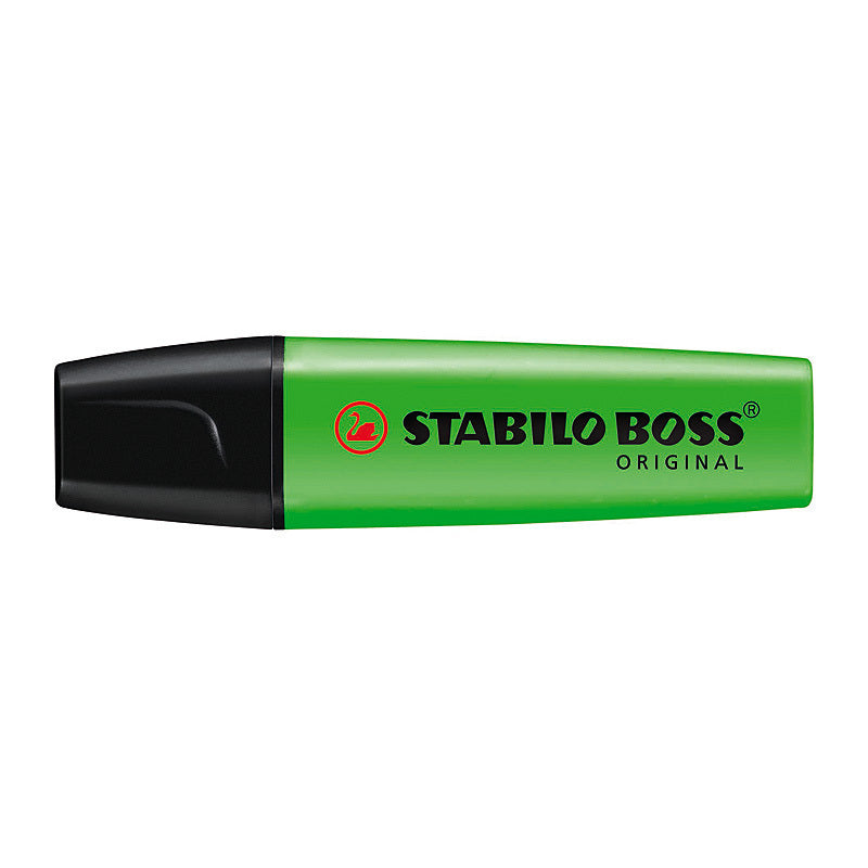 Stabilo Boss Highlighter Green Box of 10 - 0070336