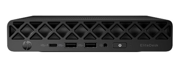 HP Elite Mini 800 G1i Desktop PC Intel U7-265T vPRO 16GB DDR5 512GB SSD Windows 11 PRO Intel Graphics NPU 13 TOPS RJ45 2xDP HDMI USB-C KB+Mouse 3YR OS BP0F9PT
