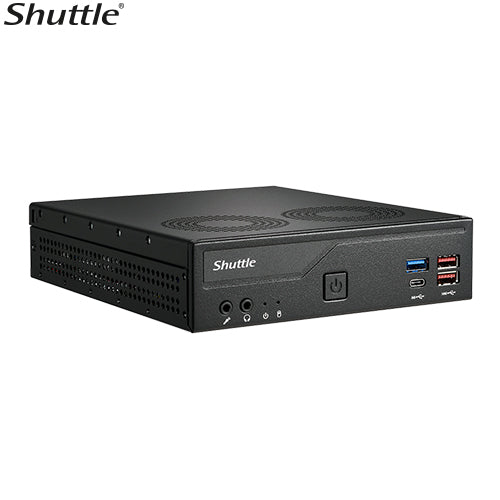 Shuttle DH770 Slim Mini PC, Intel 14th/13th/12th Gen LGA1700 socket, 1L, H770, 2x DDR5, 2x 2.5G LAN, 2x COM, 4x USB 3.2 Gen 1, 4x USB 3.2 Gen 2, 2x DH770