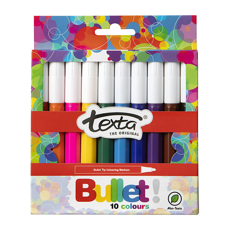 Texta Bullet Tip Colouring Marker Wlt10 - 0180130