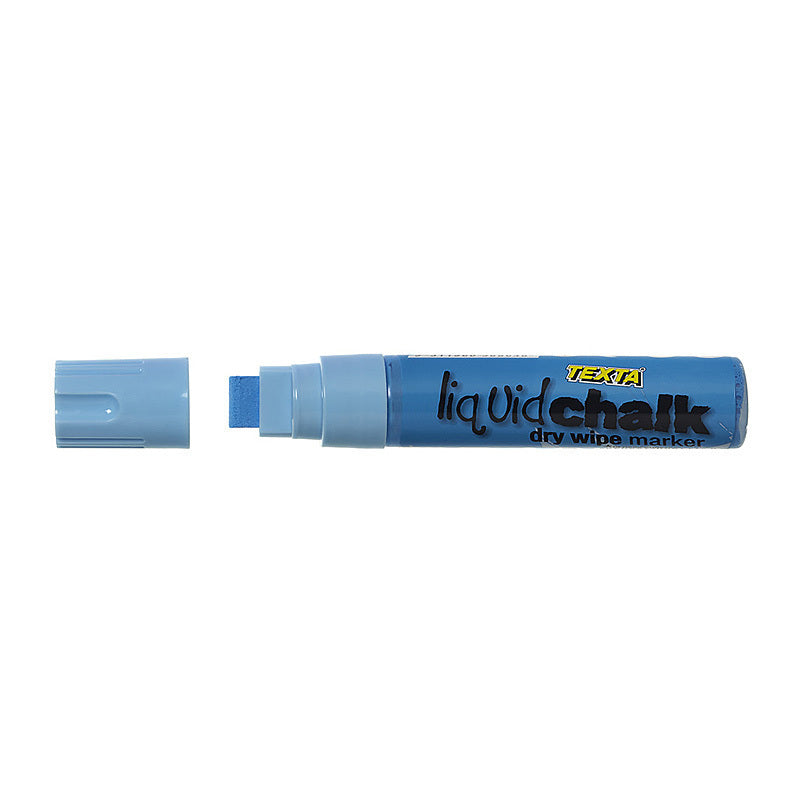Texta Liquid Chalk Marker Dry Wipe Blue - 0388040