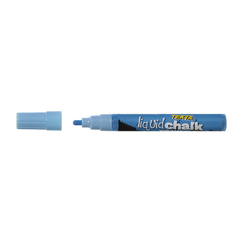 Texta Liquid Chalk Marker Wet Wipe Blue - 0388120