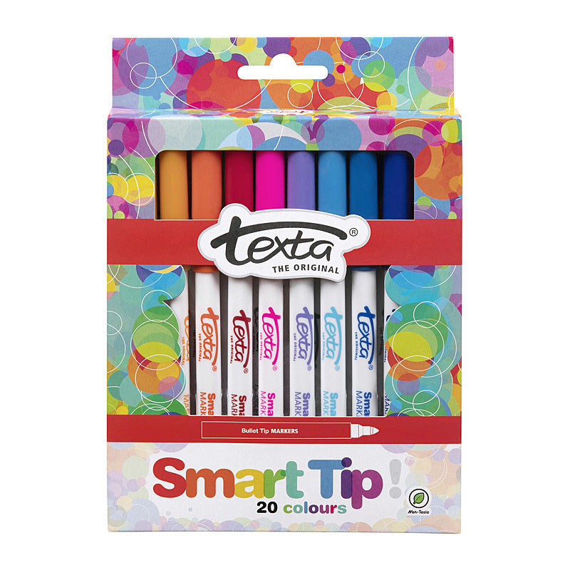 Texta Smarttip Colouring Marker Pk20 - 49879
