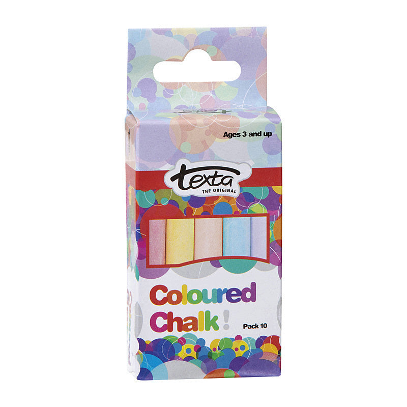 Texta Chalk Colours Pk10 - 50264