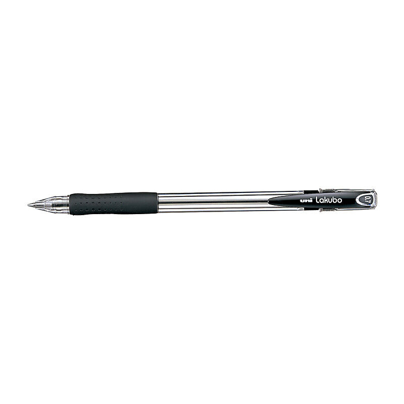uni Lakubo BP Pen 0.7 Black Box of 12 - SG100FBK