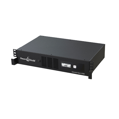 PowerShield Defender RackMount 1500VA/900W, 2RU Shallow depth UPS, 5 AUS sockets, 2 x 10 Amp IEC, user-replaceable batteries, 2-year warranty PSDR1500