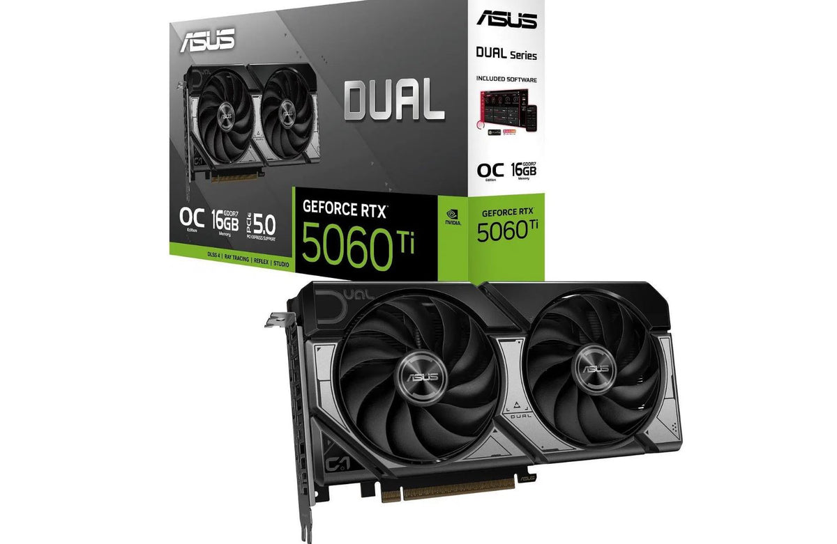 ASUS nVidia GeForce PRIME RTX 5060 Ti 16GB GDDR7, 4608CUDA, 2602MHz, 16GBGDDR7, 28Gbps, 128bit, PCIe5.0, 7680x4320, HDMI2.1b, DP2.1b PRIME-RTX5060TI-16G
