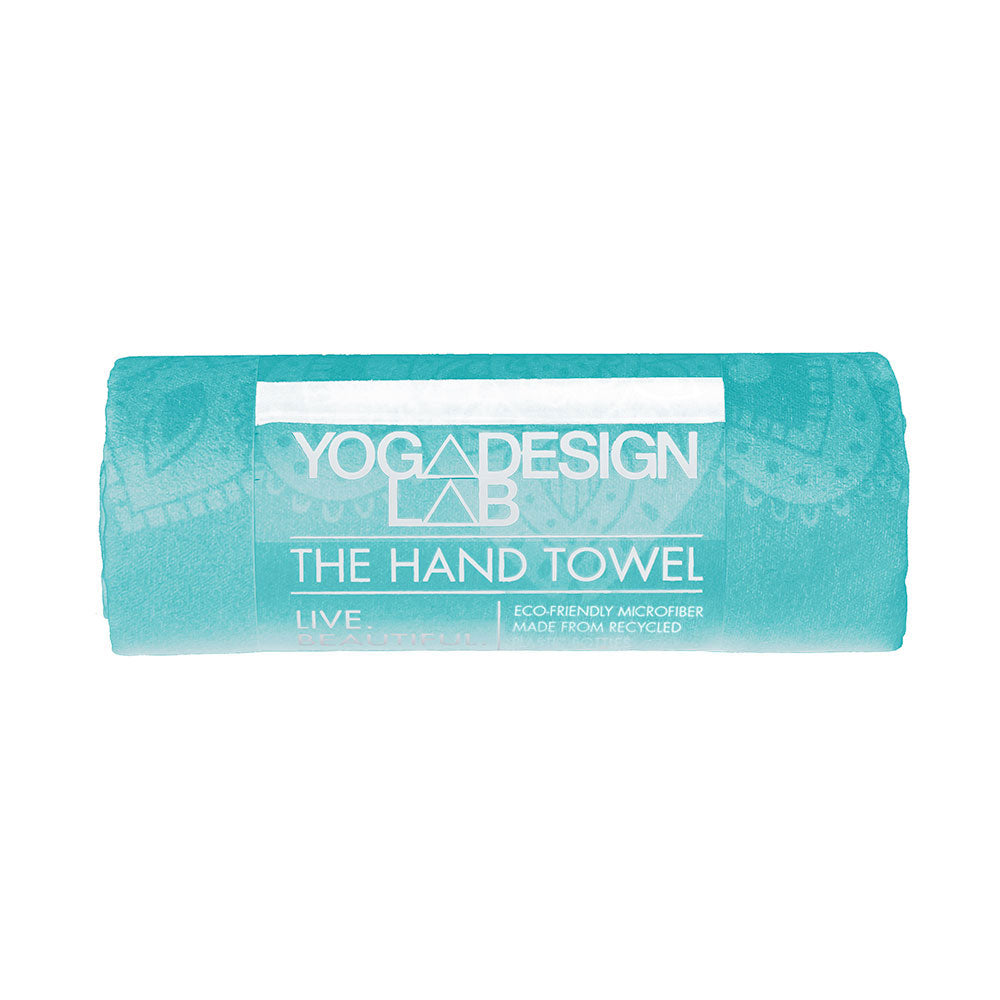 Yoga Design Lab Hand Yoga Towel Mandala Turquoise YDL-HT-Mandala Turquoise (OB)