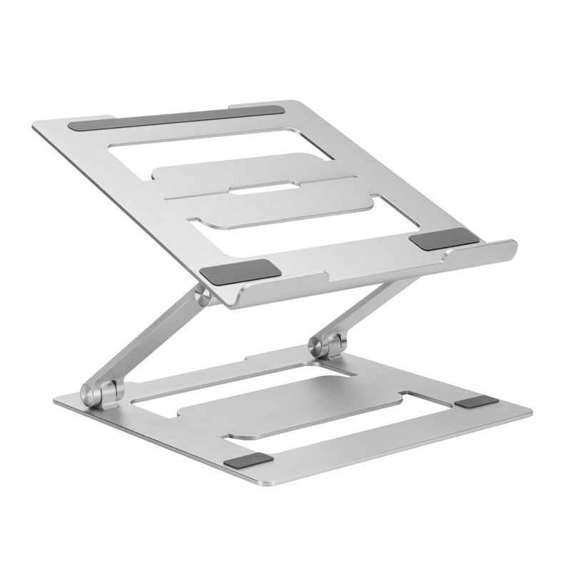 Tixx NBS-01 Premium Step-less Adjustable Laptop Riser, Silver TIXX-NBS-01