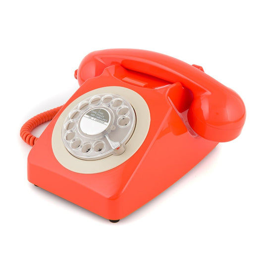GPO Retro 746 Rotary Telephone - Orange GPO-ROTY-ORG