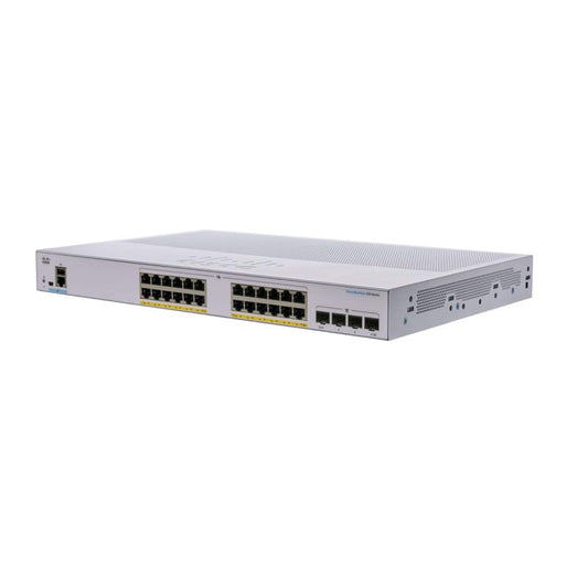 Cisco CBS250-24P-4G-AU Smart 24-Port Gigabit POE+ Switch, 4 xGigabit SFP, Rack Mountable, POE+ (195W)  CBS250-24P-4G-AU