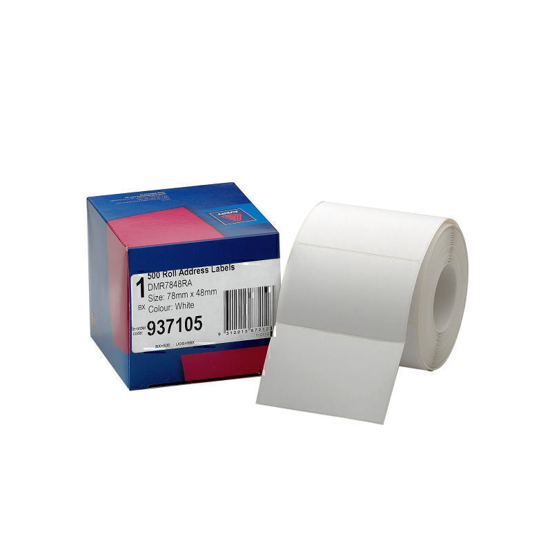Avery Label Address 78x48mm Rl500 - 937105