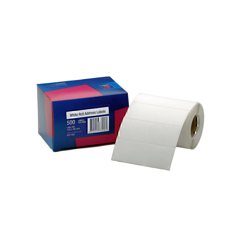 Avery Dispenser Address 102x36 Roll500 - 937109