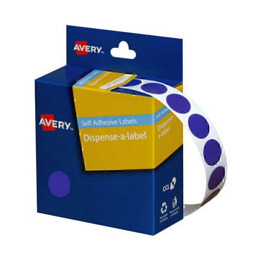 Avery Disp 14mm Blue Roll1050  - 937236