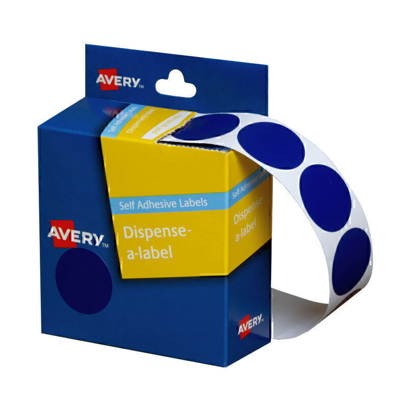 Avery Dispenser Blue 24mm Roll500 - 937244