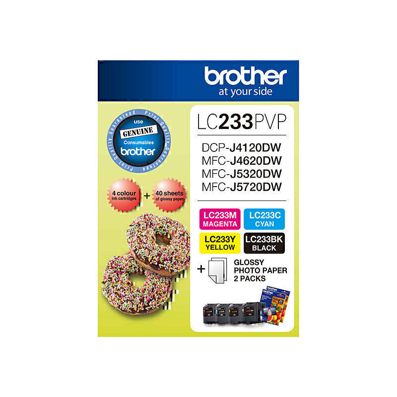 Brother LC233 Photo Value Pack Refer to singles - LC-233PVPS