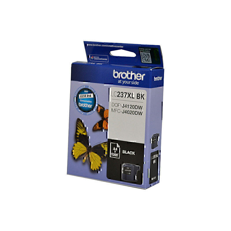 Brother LC237XL Black Ink Cartridge Up to 1,200 pages - LC-237XLBKS