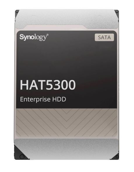 (For Synology NAS only) Synology Enterprise Storage HDD 12TB, Internal, 3.5' SATA, HAT5300, 5-year warranty, reliable hard drives for Synology syste HAT5300-12T