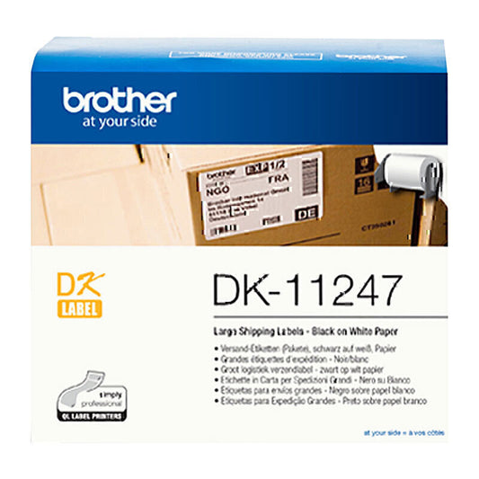 Brother DK11247 White Label 180 (103x164mm) label per roll - DK-11247