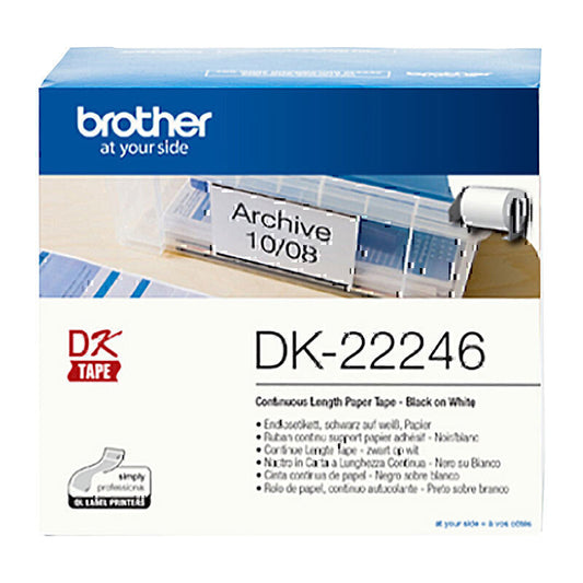 Brother DK22246 White Roll 103mm x 30.48 metres - DK-22246