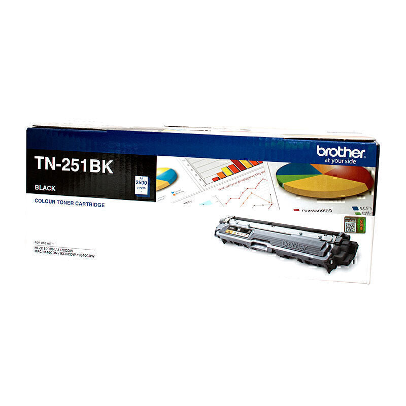 Brother TN251 Black Toner Cartridge 2,500 pages - TN-251BK