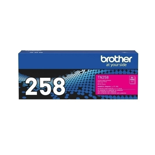 Brother TN258 Magenta Toner Cartridge 1,000 pages - TN258M