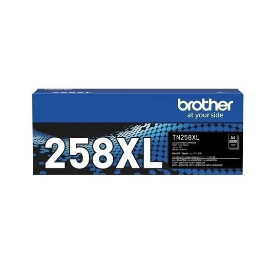 Brother TN258XL Black Toner Cartridge 3,000 pages - TN258XLBK