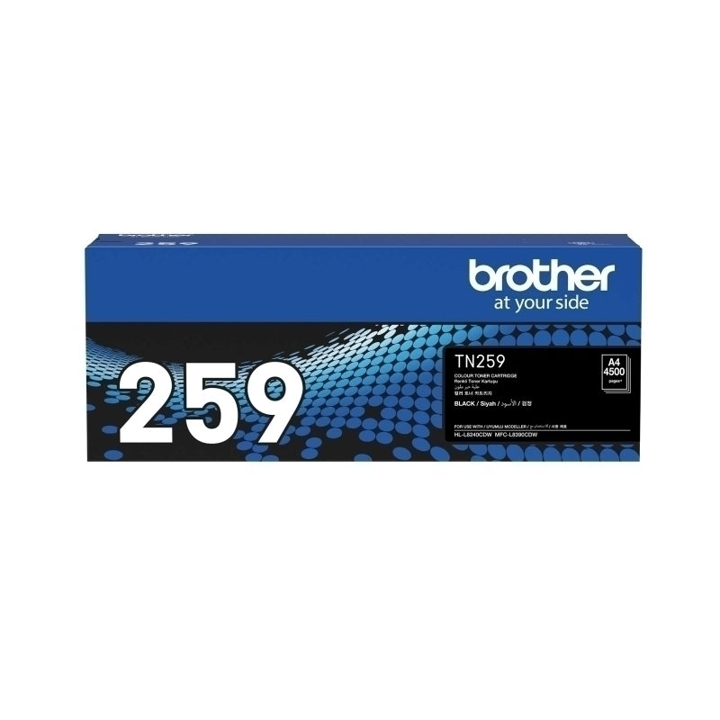 Brother TN259 Black Toner Cartridge 4,500 pages - TN-259BK