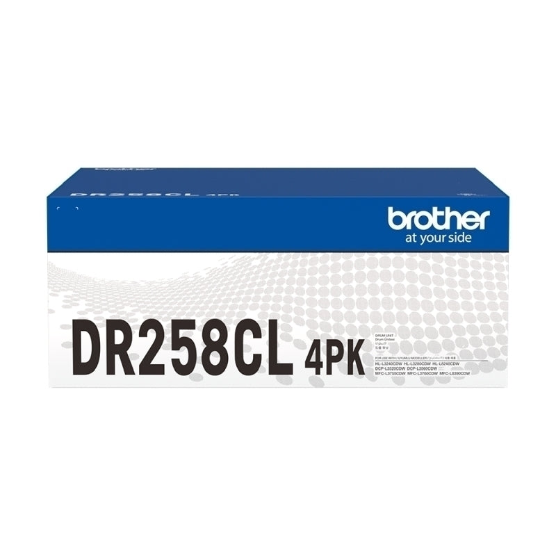 Brother DR258CL Drum Unit up to 30,000 pages - DR-258CL 4PK