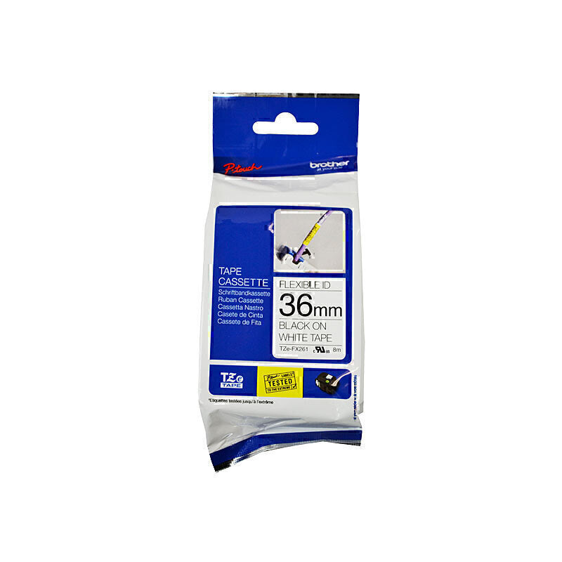 Brother TZeFX261 Flexible Tape 36mm x 8m - TZe-FX261