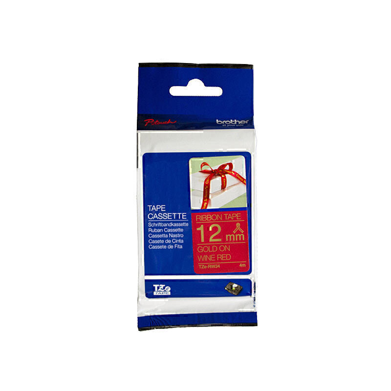 Brother TZeRW34 Labelling Tape 12mm x 4m - TZe-RW34