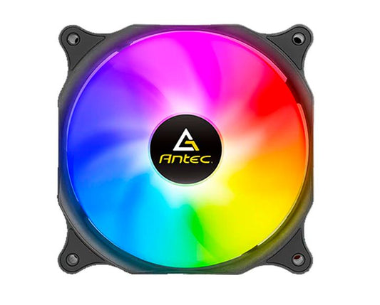 Antec F12 Racing ARGB PWM Full Spectrum ARGB lighting and efficient cooling. Visual appealing and Heat dissipation, Hydraulic Bearing 120mm Case Fan F12 Racing ARGB