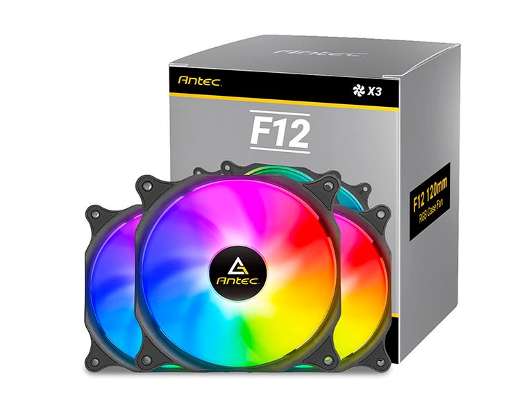 Antec F12 Racing ARGB 3 Pack w/ ARGB and PWM Controller. Full Spectrum ARGB lighting and efficient cooling. Visual appealing 120mm x 3 Case Fan.(LS) F12 Racing ARGB 3PK