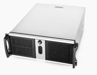 Chenbro RM42300 Black 4U Rackmount Case, No PSU, 2x USB 2.0, External 3x 5.25', Internal 4x 3.5', 1x Slim ODD Slot, 1x 120mm Fan RM42300H02