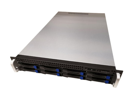 TGC Rack Mountable Server Chassis 2U 680mm, 8x 3.5' Hot-Swap Bays, 2x 2.5' Fixed Bays, up to E-ATX Motherboard, 7x LP PCIe, 2U PSU Required TGC-2808