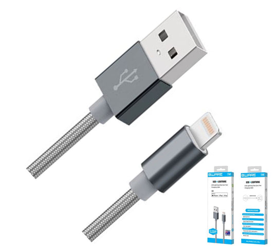 8Ware Premium 1m Apple Certified USB Lightning Data Sync Fast Charging Cable for iPhone X XS XR Max 8 7 6 iPad Air Mini iPod Retail Pack 8W-IPHR1