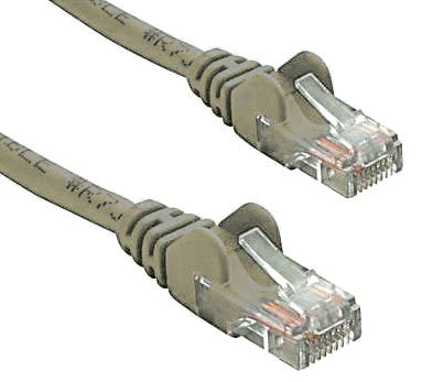 8ware CAT5e Cable 50cm / 0.5m - Grey Color Premium RJ45 Ethernet Network LAN UTP Patch Cord 26AWG CU Jacket KO820U-0.5GRY