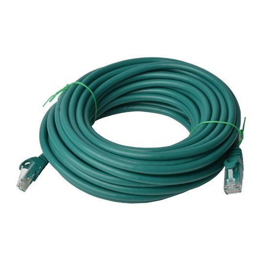 8Ware CAT6A Cable 20m - Green Color RJ45 Ethernet Network LAN UTP Patch Cord Snagless PL6A-20GRN