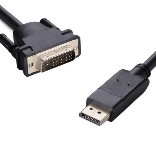 8ware DisplayPort DP to DVI-D 2m Cable Male to Male 24+1 Gold plated Supports video resolutions up to 1920x1200/1080P Full HD @60Hz RC-DPDVI-2