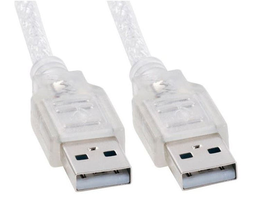 8Ware 2m USB 2.0 Cable - Type A to Type A Male to Male High Speed Data Transfer for Printer Scanner Cameras Webcam Keyboard Mouse Joystick UC-2002AA