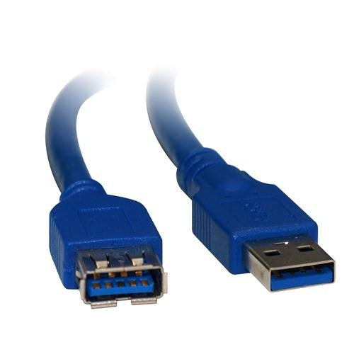 8Ware USB 3.0 Extension Cable 2m A to A Male to Female Blue UC-3002AAE