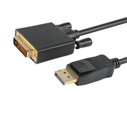 Astrotek DisplayPort DP to DVI-D 2m Cable Male to Male 24+1 Gold plated Supports video resolutions up to 1920x1200/1080P Full HD @60Hz AT-DPDVI-2