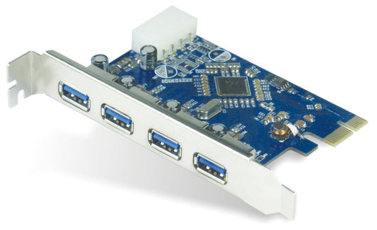 Astrotek 4x Ports USB 3.0 PCIe PCI Express Add-on Card Adapter 5Gbps Windows XP/7/8/10 Server 2008 & later Renesas 720201 Chipset ~USSUN-USB4300NS AT-U3PCICARD