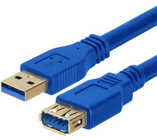 Astrotek USB 3.0 Extension Cable 3m - Type A Male to Type A Female Blue Colour AT-USB3-AA-3M