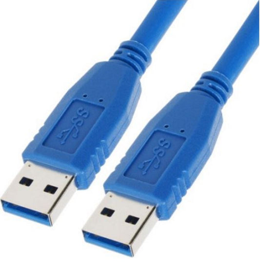 Astrotek USB 3.0 Cable 2m - Type A Male to Type A Male Blue Colour AT-USB3-AMAM-2M