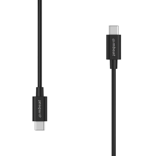 mbeat Prime 2m USB-C to USB-C 2.0 Charge And Sync Cable High Quality/Fast Charge for Mobile Phone Device Samsung Galaxy Note 8 S8 9 Plus LG Huawei MB-CAB-UCC02