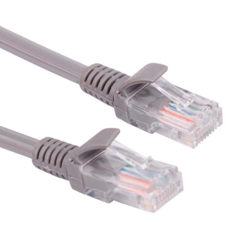 Hypertec 0.5m CAT5 RJ45 LAN Ethenet Network Grey Patch Lead HCAT5EGY0.5