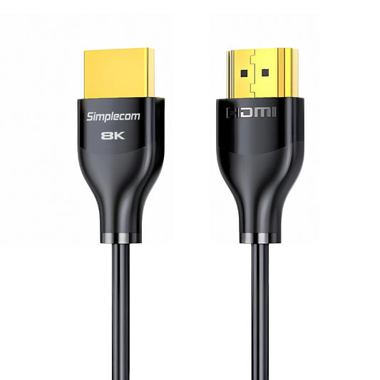 Simplecom CAH510 Ultra High Speed HDMI 2.1 Cable 48Gbps 8K@60Hz Slim Flexible 1M CAH510